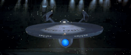 Resultado de imagen de nave  Enterprise gifs